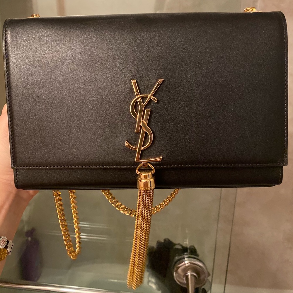 Calfskin Saint Laurent Medium Kate Tassel Bag
